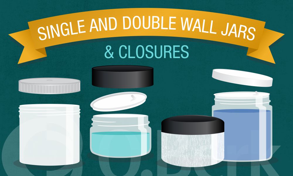 Plastic Jars and matching closures