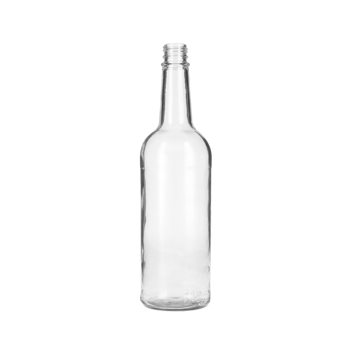750ML FLINT GLASS CLASSIC SPIRITS BOTTLE - 28-350 NECK