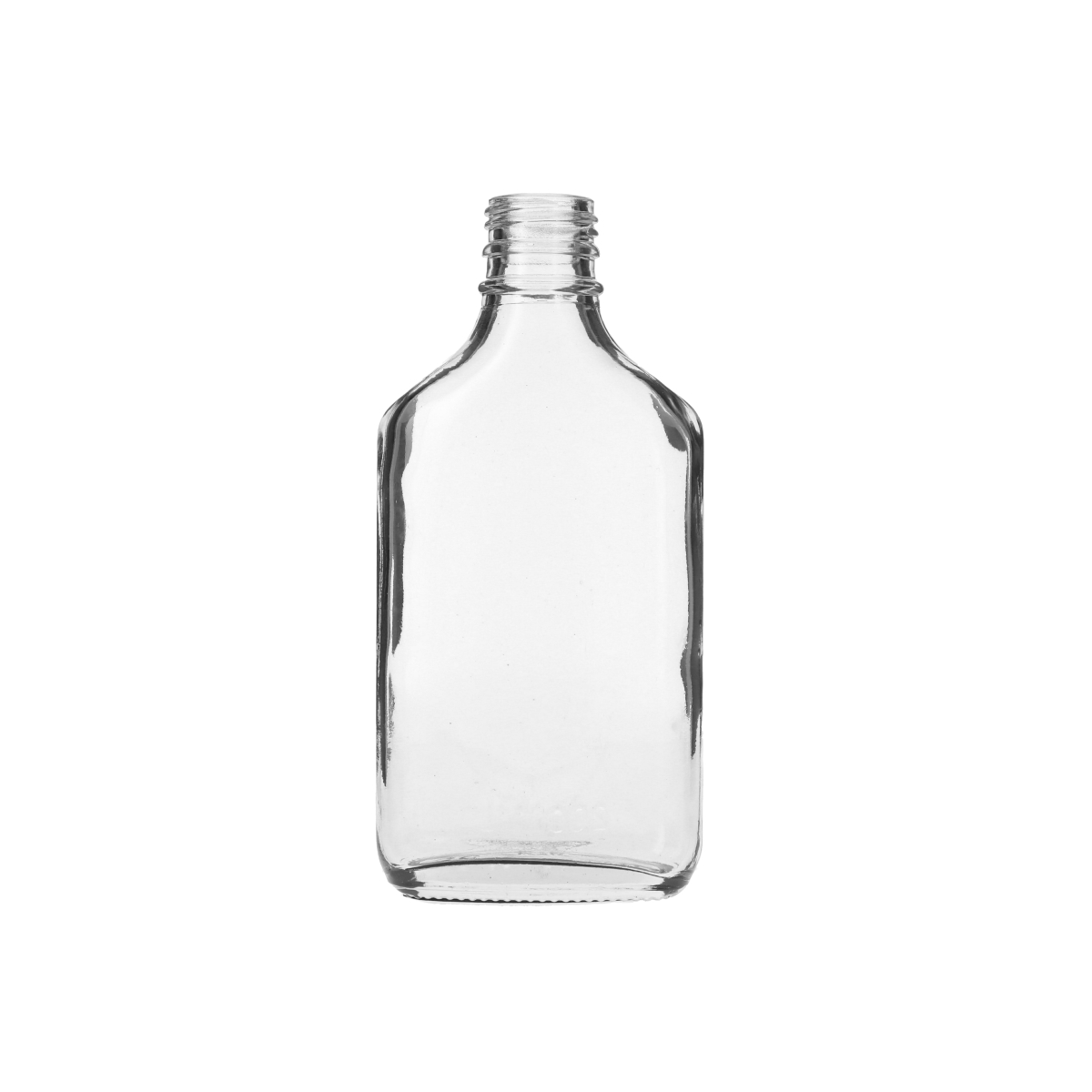 200ML FLINT GLASS  FLASK - 28-350 TE NECK