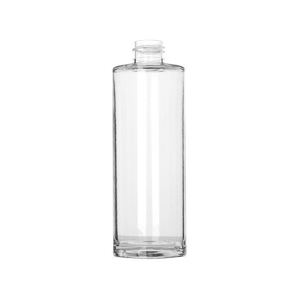 200ML CLEAR PET HEAVY FOOT CYLINDER BOTTLE - 24-410 NECK FINISH