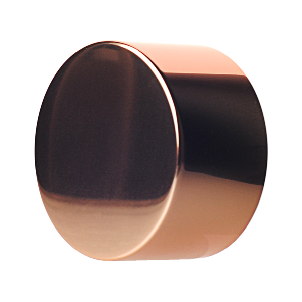 24-410 ROSE GOLD SMOOTH SIDE / SMOOTH TOP ABS DOUBLE WALL METAL OVERSHELL WITH FOAM LINER
