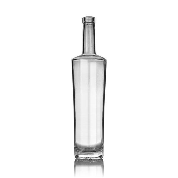 750ML FLINT GLASS LAS VEGAS BAR TOP SPIRITS BOTTLE - 18.5MM NECK
