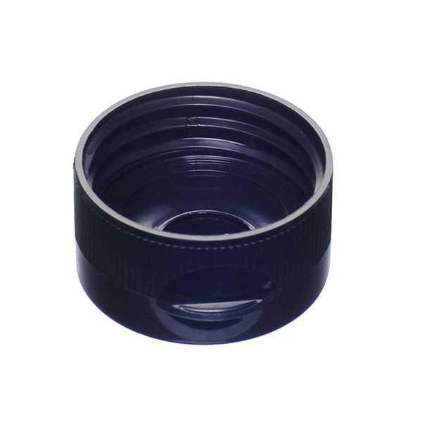 28-400 BLACK DISPENSING CAP FLAT SEAL WITH 0.5" ORIFICE-detail image