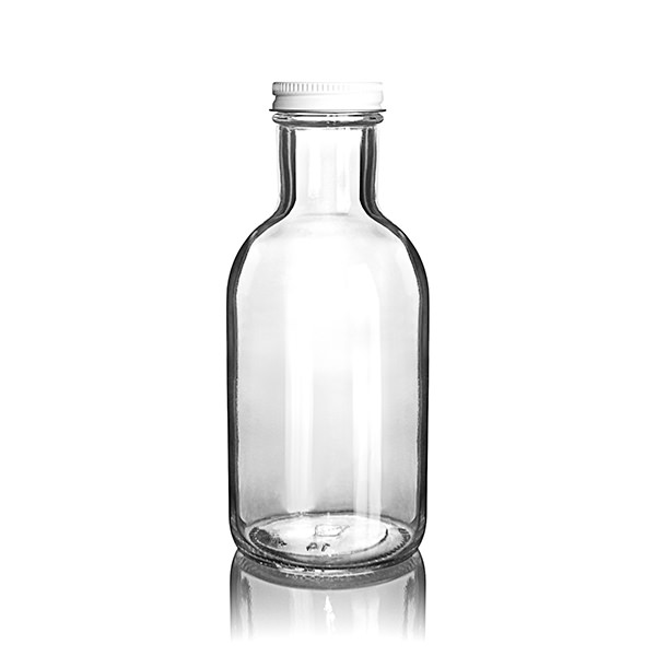 12OZ Flint GLASS STOUT ROUND  WITH 38-405 NECK FINISH-detail image