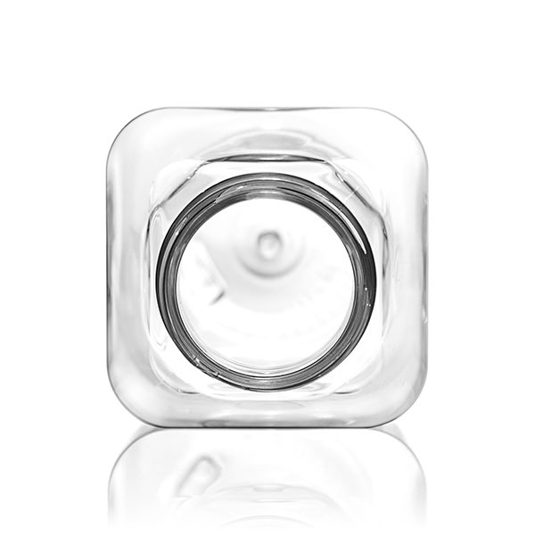 8OZ CLEAR PET WIDE MOUTH SQUARE BEVERAGE BOTTLE - 38-385-detail image