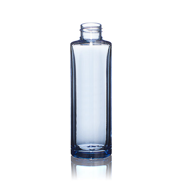100ML CLEAR HEAVY WALL CYLINDER PET PLASTIC BOTTLE - 24-410 NECK