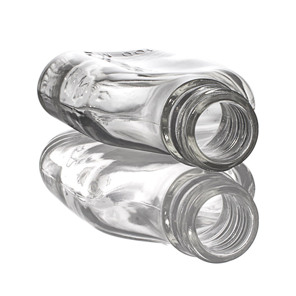 100ML FLINT GLASS FLASK 28-350 TAMPER EVIDENT NECK FINISH-detail image