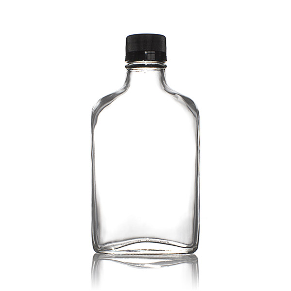 200ML FLINT GLASS FLASK 28-350 TAMPER EVIDENT NECK FINISH-detail image