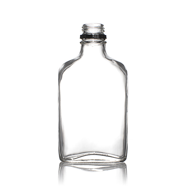 200ML FLINT GLASS FLASK 28-350 TAMPER EVIDENT NECK FINISH-detail image