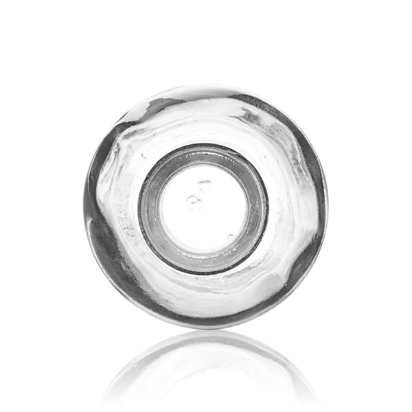 2OZ FLINT GLASS BOSTON ROUND SMALL TRANSFER BEAD - 20-400 NECK-detail image