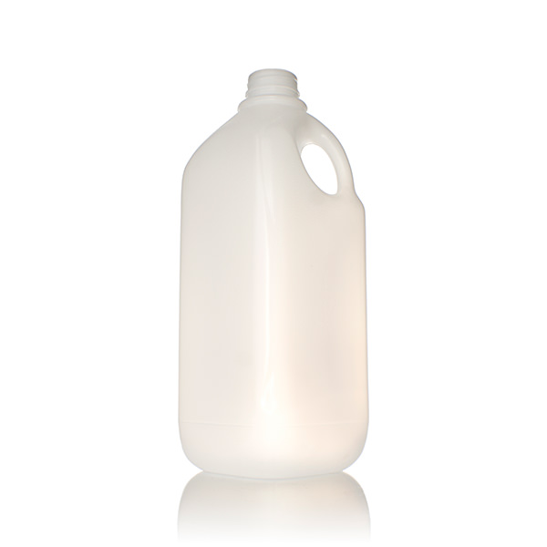 2L NATURAL HDPE SQUARE - 38-400 PANO  NECK FINISH