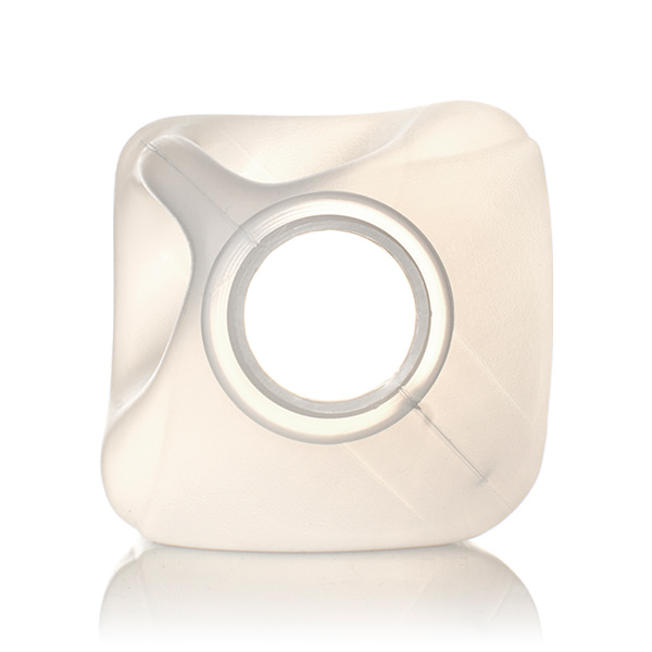 2L NATURAL HDPE SQUARE - 38-400 PANO  NECK FINISH-detail image