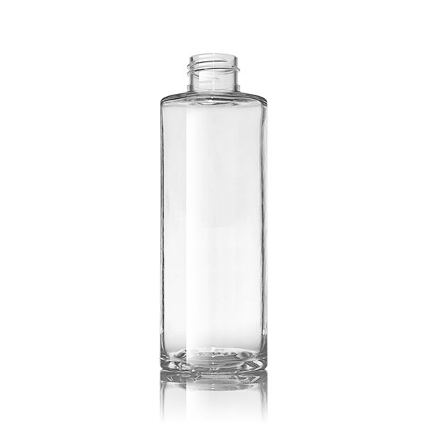 150ML (165ML OFC) CLEAR PET HEAVY WALL CYLINDER - 24-410 NECK