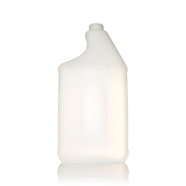 1L NATURAL HDPE WIDE OBLONG - 28-400 NECK