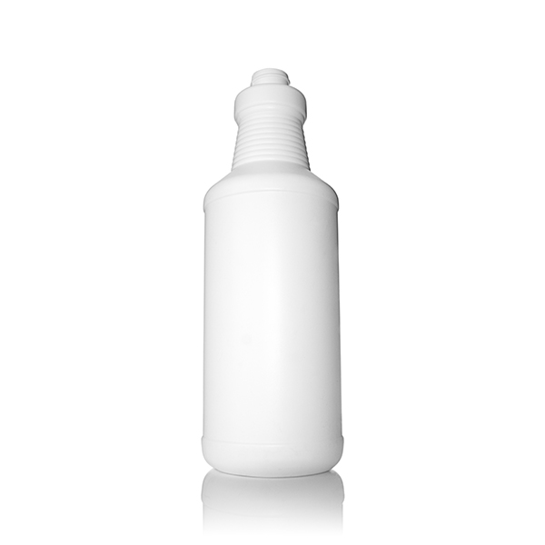 32OZ WHITE HDPE CARAFFE ROUND - 28-400 NECK
