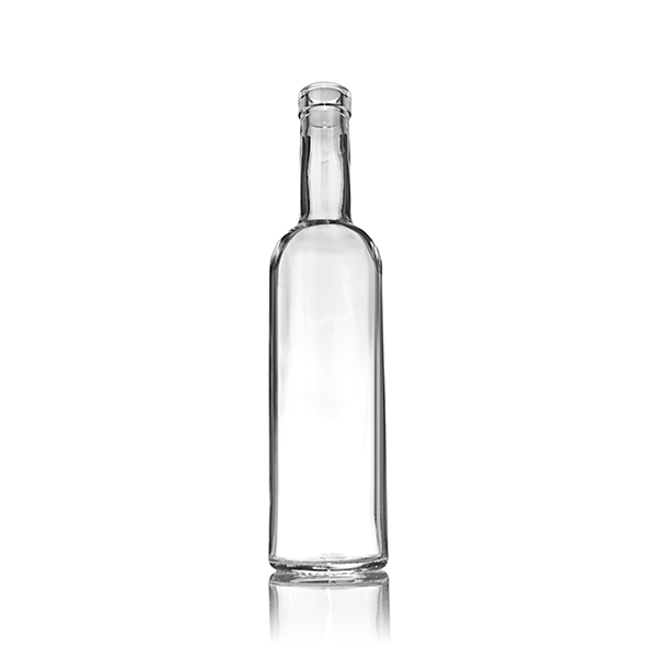 375ML FLINT GLASS CALIFORNIA ROUND - 18.5MM BAR TOP NECK