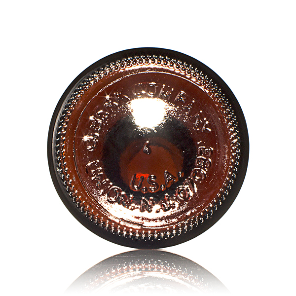 270CC AMBER POUR-OUT ROUND GLASS BOTTLE - 28-430 NECK-detail image