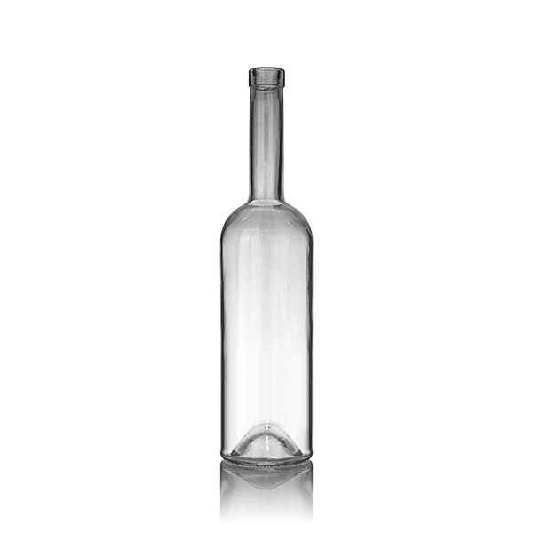 750ML FLINT GLASS COLUMBIA BAR TOP ROUND - 18.5MM NECK