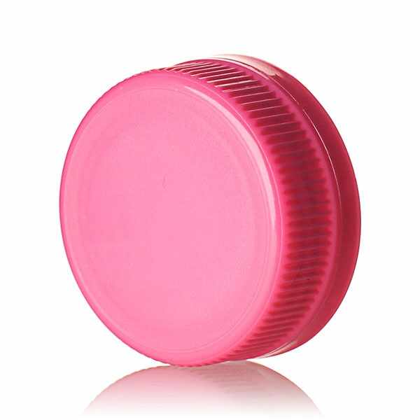 38-385 PINK DBJ RIB SIDE MATTE TOP DROP BAND PLUG SEAL TAMPER EVIDENT CAP