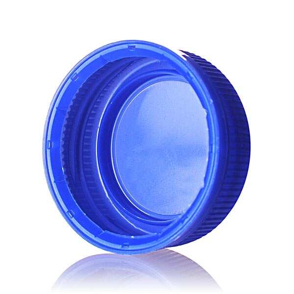 38-385 BLUE DBJ RIB SIDE MATTE TOP DROP BAND PLUG SEAL TEMPER EVIDENT CAP-detail image