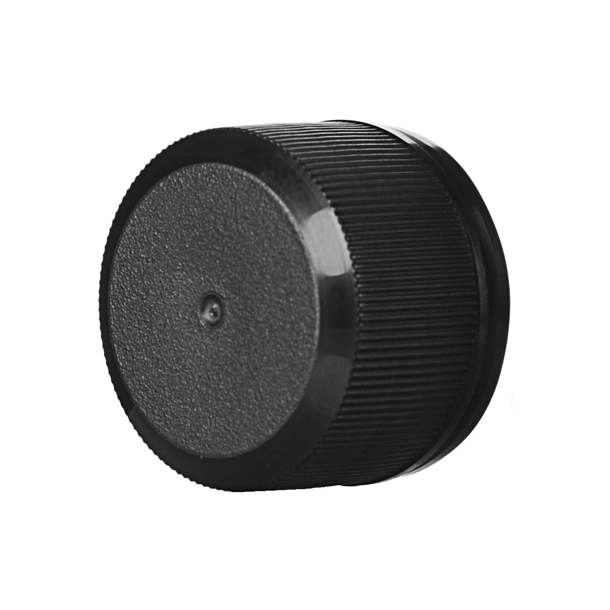 28-350 BLACK RIB SIDE STIPPLE TOP PP TAMPER EVIDENT CLOSURE
