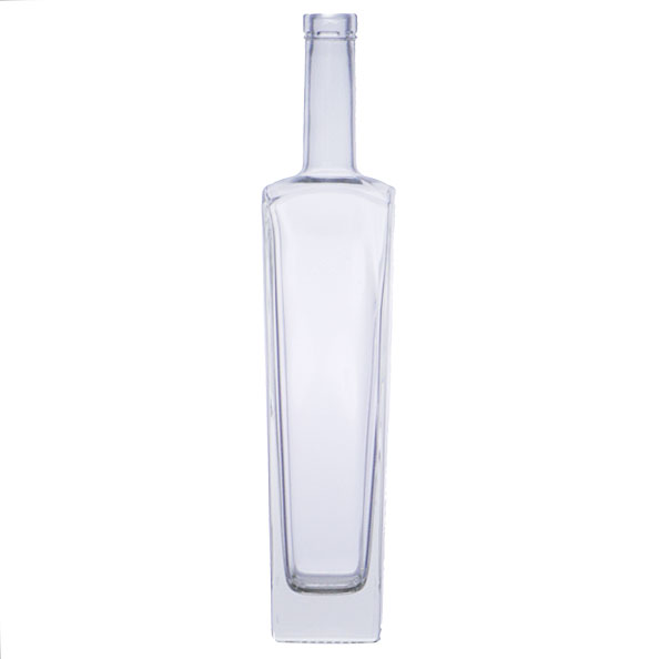 750ML FLINT NEW YORKER SPIRITS BAR TOP SQUARE GLASS BOTTLE WITH 18.5MM NECK-detail image
