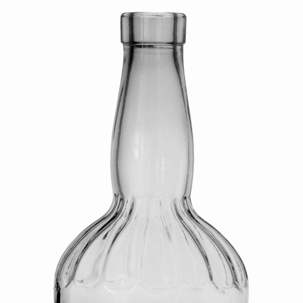750ML FLINT JIMMY LEE SPIRITS BAR TOP ROUND GLASS -18.5MM NECK-detail image