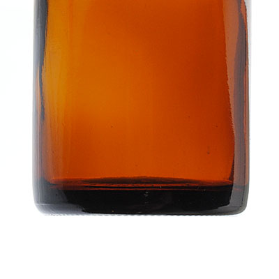 60CC AMBER POUR-OUT ROUND GLASS BOTTLE - 28-430 NECK-detail image