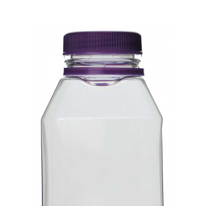 38-385 PURPLE DBJ RIB SIDE MATTE TOP DROP BAND PLUG SEAL TEMPER EVIDENT CAP-detail image