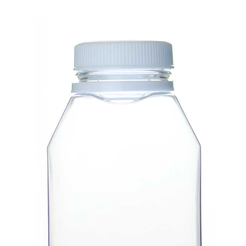 38-385 WHITE DBJ RIB SIDE MATTE TOP DROP BAND PLUG SEAL TAMPER EVIDENT CAP-detail image