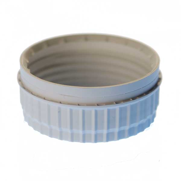63MM WHITE RIB SIDE / MATTE TOP PP BUTTRESS STYLE CLOSURE-detail image