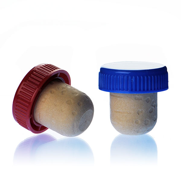 19.5MM DIAMETER SHANK 29MM TOP RIB SIDE PLASTIC TOP WOOD OR SYNTHETIC SANK BAR TOP CORK CLOSURE