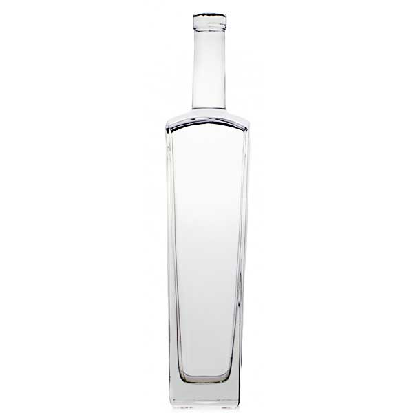 750ML FLINT NEW YORKER SPIRITS BAR TOP SQUARE GLASS BOTTLE WITH 18.5MM NECK-detail image