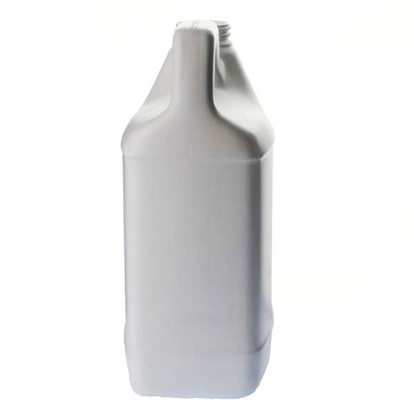 64OZ WHITE HDPE F-STYLE RECTANGULAR  WITH 38-400 NECK FINISH-detail image