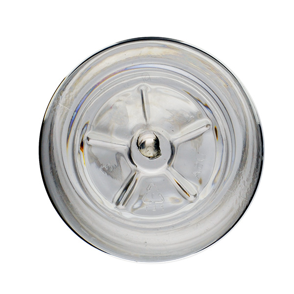 12OZ CLEAR WIDE MOUTH BEVERAGE CYLINDER ROUND PLASTIC BOTTLE - 38-385 NECK-detail image