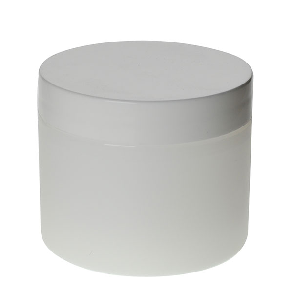2OZ FROSTED PP/PP STRAIGHT BASE DOUBLE WALL JAR ROUND WITH 58MM NECK DIAMETER-detail image