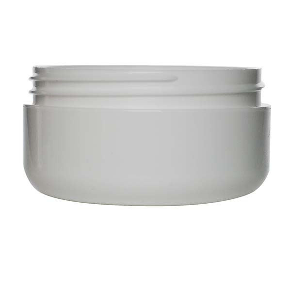 4OZ WHITE PP/PP ROUND BASE DOUBLE WALL JAR ROUND WITH 89MM NECK DIAMETER