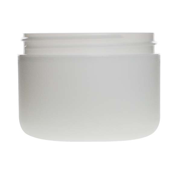8OZ FROSTED PP/PP DOUBLE WALL ROUND BASE WITH 89MM NECK DIAMETER