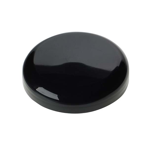 89-400 BLACK SMOOTH SIDE / SMOOTH TOP PP DOME STYLE