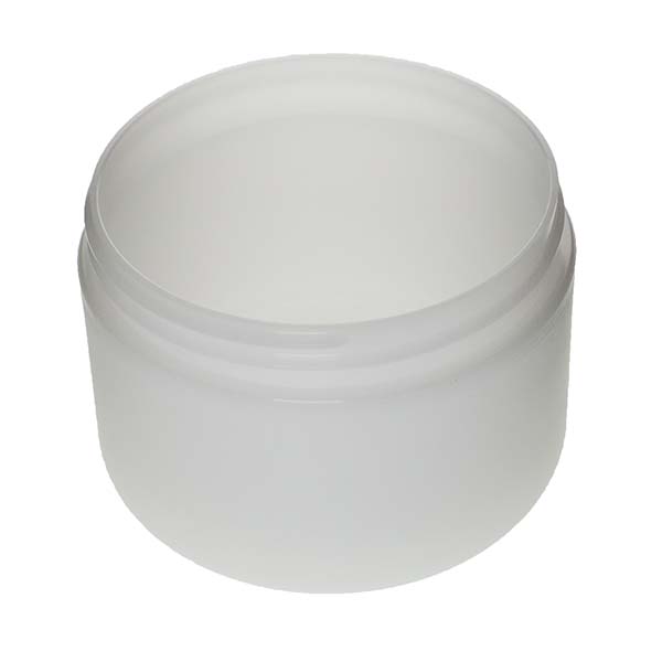 8OZ FROSTED PP/PP STRAIGHT BASE DOUBLE WALL JAR ROUND WITH 89MM NECK DIAMETER-detail image