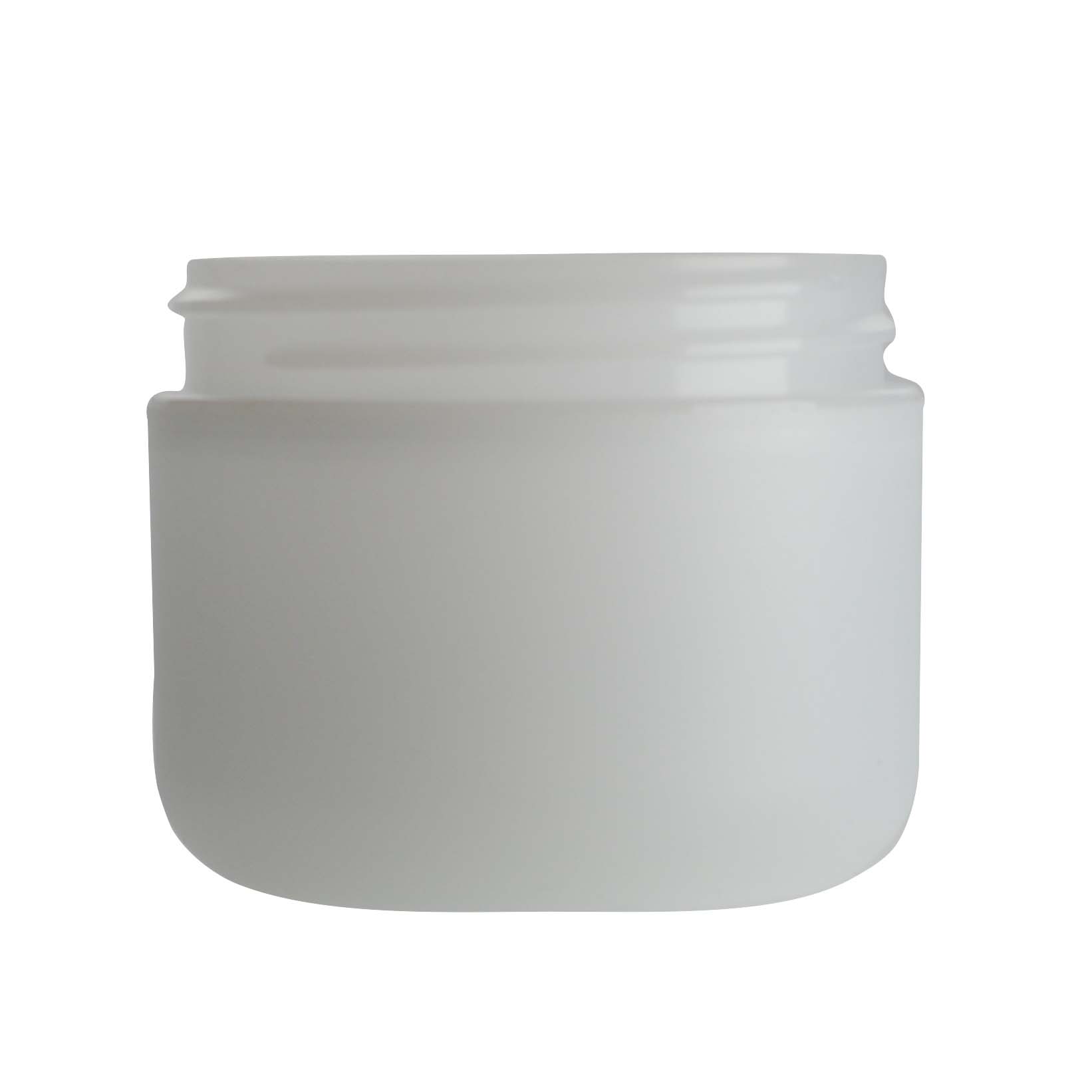2OZ FROSTED PP/PP DOUBLE WALL ROUND BASE WITH 58MM NECK DIAMETER
