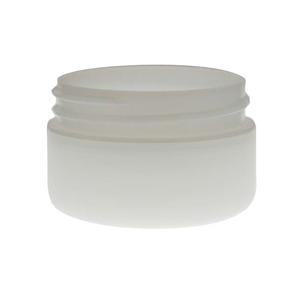 0.5OZ FROSTED PP/PP DOUBLE WALL JAR ROUND BASE WITH 48MM NECK DIAMETER