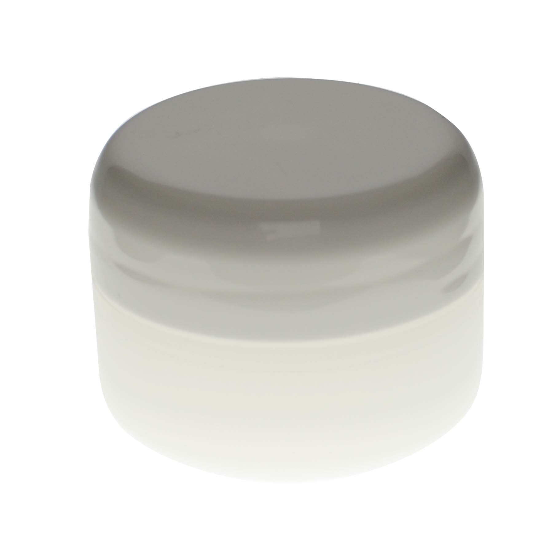 0.5OZ FROSTED PP/PP DOUBLE WALL JAR ROUND BASE WITH 48MM NECK DIAMETER-detail image