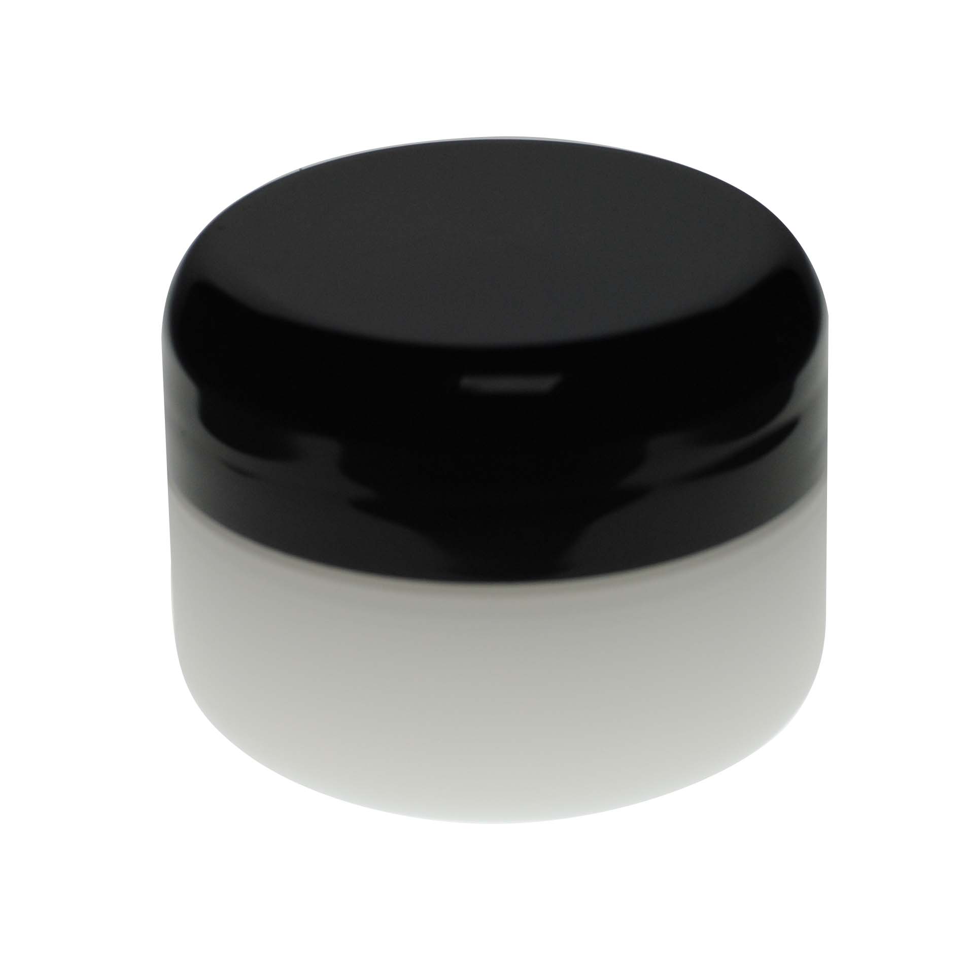 0.5OZ FROSTED PP/PP DOUBLE WALL JAR ROUND BASE WITH 48MM NECK DIAMETER-detail image