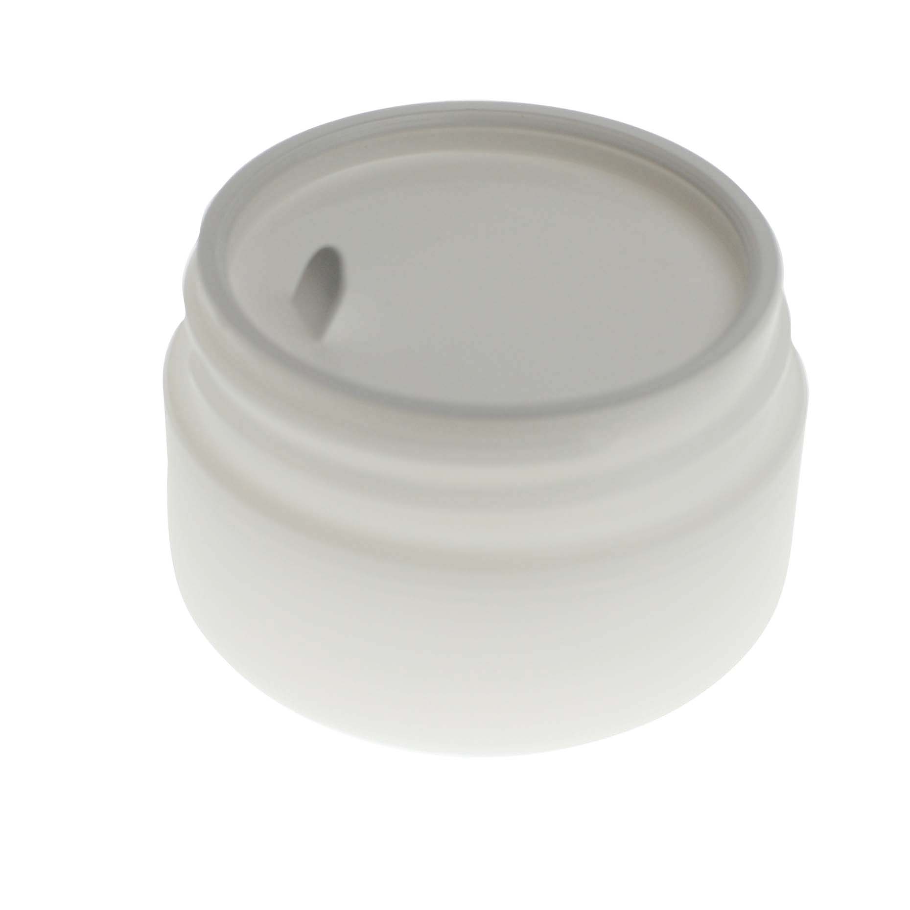 0.5OZ FROSTED PP/PP DOUBLE WALL JAR ROUND BASE WITH 48MM NECK DIAMETER-detail image