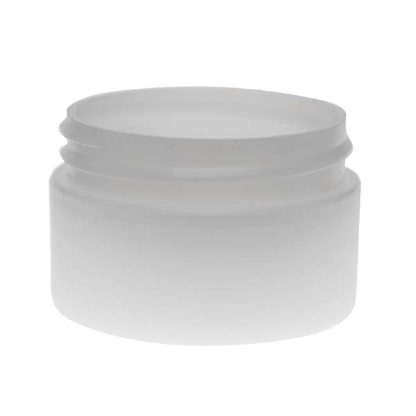 0.5OZ FROSTED PP/PP STRAIGHT BASE DOUBLE WALL JAR ROUND WITH 48MM NECK DIAMETER