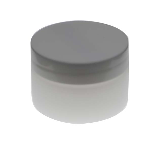 0.5OZ FROSTED PP/PP STRAIGHT BASE DOUBLE WALL JAR ROUND WITH 48MM NECK DIAMETER-detail image