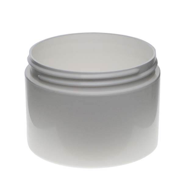 8OZ WHITE PP/PP DOUBLE WALL JAR STRAIGHT BASE WITH 89MM NECK DIAMETER-detail image