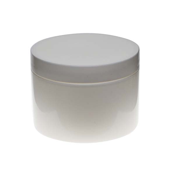 8OZ WHITE PP/PP DOUBLE WALL JAR STRAIGHT BASE WITH 89MM NECK DIAMETER-detail image