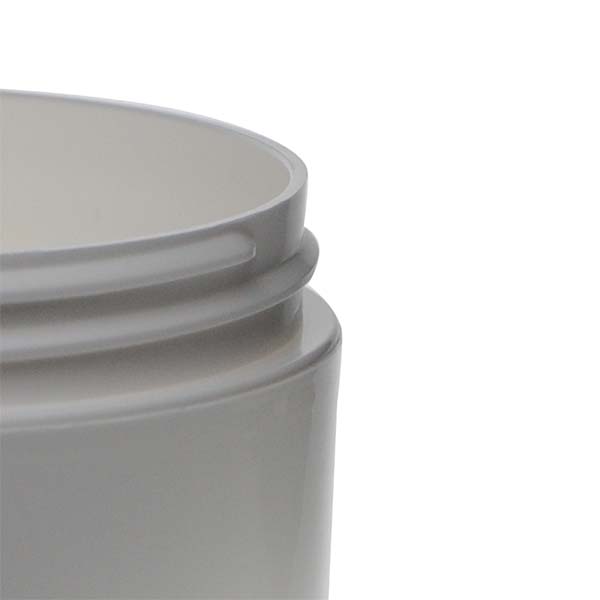 8OZ WHITE PP/PP ROUND BASE DOUBLE WALL JAR ROUND WITH 89MM NECK DIAMETER-detail image